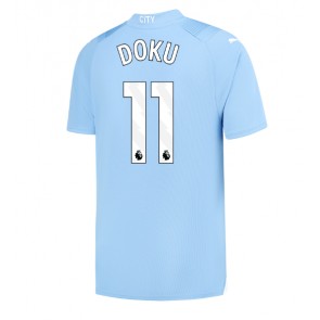 Manchester City Jeremy Doku #11 Domaci Dres 2023-24 Kratak Rukavima